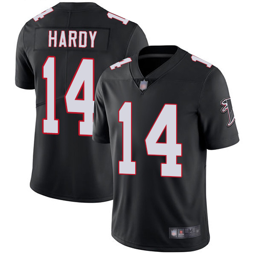 Atlanta Falcons Limited Black Men Justin Hardy Alternate Jersey NFL Football #14 Vapor Untouchable->nfl t-shirts->Sports Accessory
